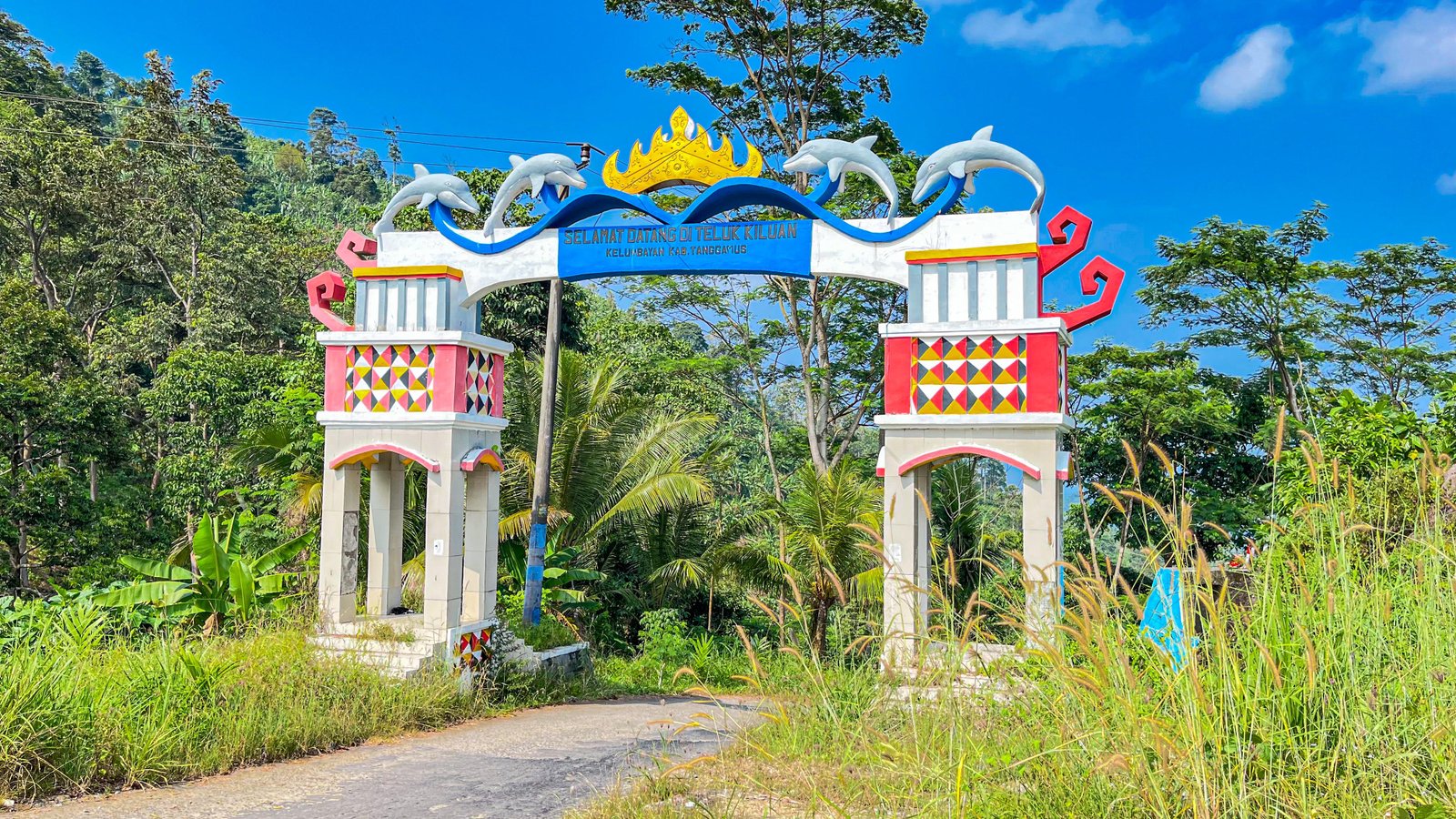 Detail arsitektur gapura